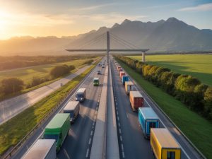 Solutions de logistique verte pour réduire l’empreinte carbone du transport routier de marchandises